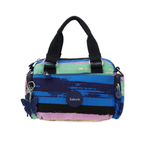 SAKURA Unisex Mini Crossbody Bag – Water-Resistant Nylon, Lightweight, 3.5L