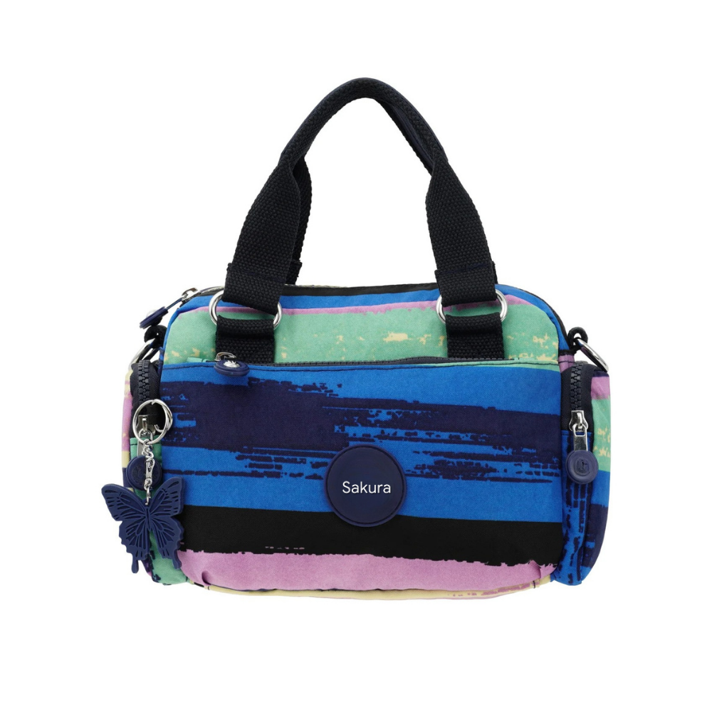 SAKURA Unisex Mini Crossbody Bag – Water-Resistant Nylon, Lightweight, 3.5L